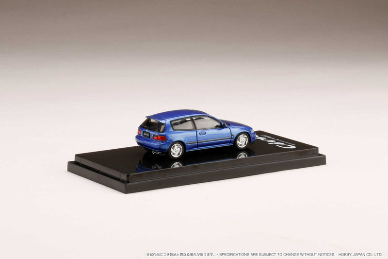 Hobby Japan 1:64 Honda Civic (EG6) SiR Ⅱ with Engine Model in Captiva Blue Pearl