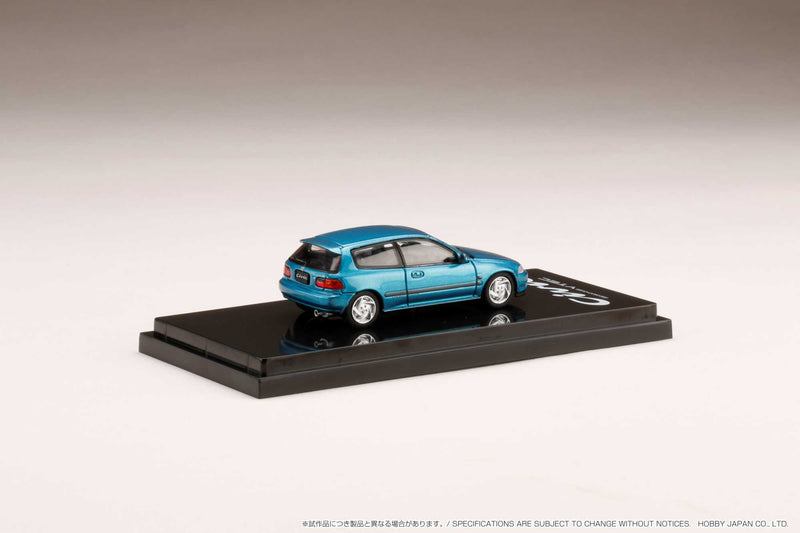 Hobby Japan 1:64 Honda Civic (EG6) SiR Ⅱ with Engine Model in Tahitian Green Pearl