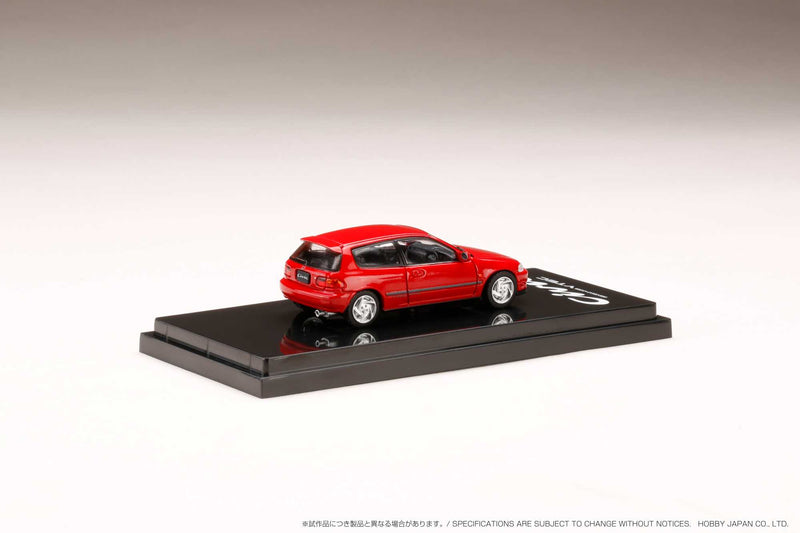 Hobby Japan 1:64 Honda Civic (EG6) SiR Ⅱ with Engine Model in Milano Red