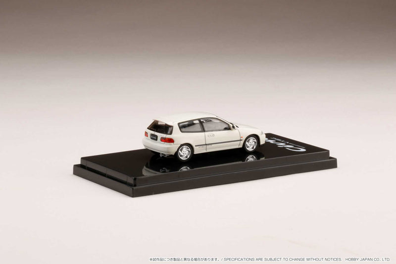 Hobby Japan 1:64 Honda Civic (EG6) SiR Ⅱ with Engine Model in Frost White