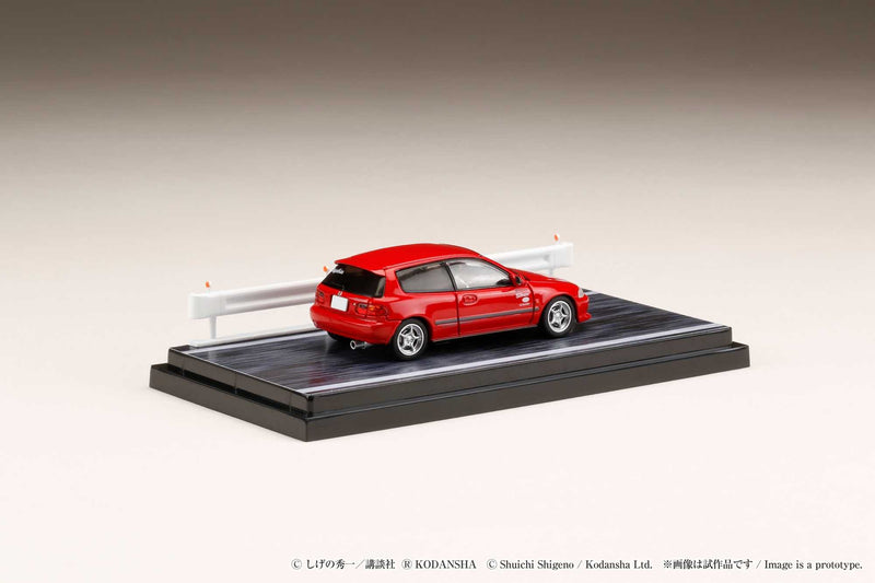 Hobby Japan 1:64 Honda Civic (EG6) Myogi Night Kids / Shingo Shoji Diorama Set with Driver Figure