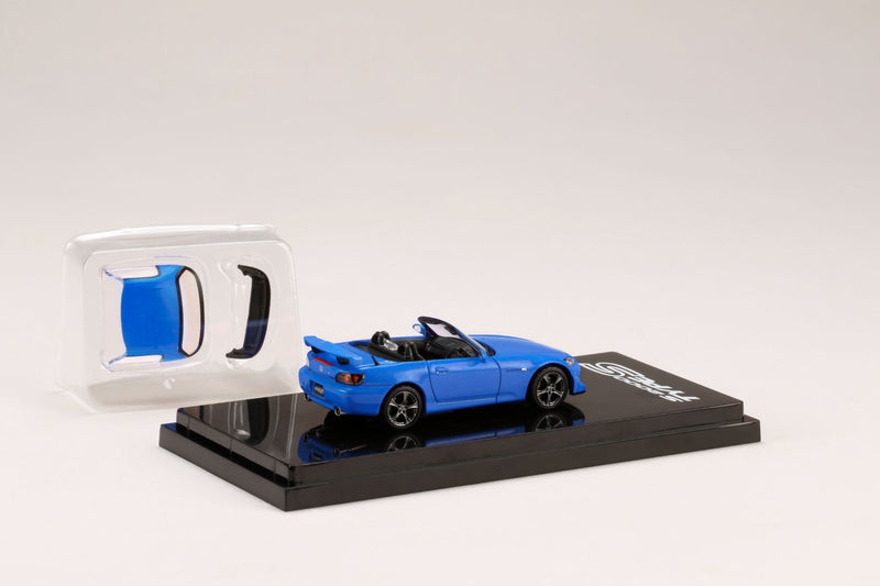 Hobby Japan 1:64 Honda S2000 (AP2) Apex Blue Pearl with Removable Hardtop