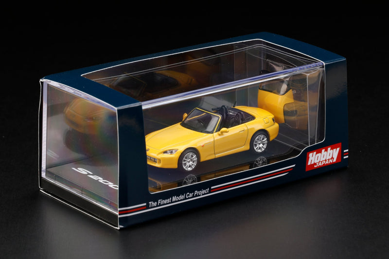 Hobby Japan 1:64 Honda S2000 (AP1) Type 200 Indy Yellow Pearl