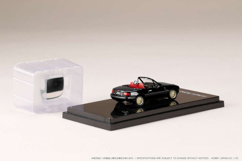 Hobby Japan 1:64 Mazda Eunos Roadster (NA6C) S-Limited in Brilliant Black