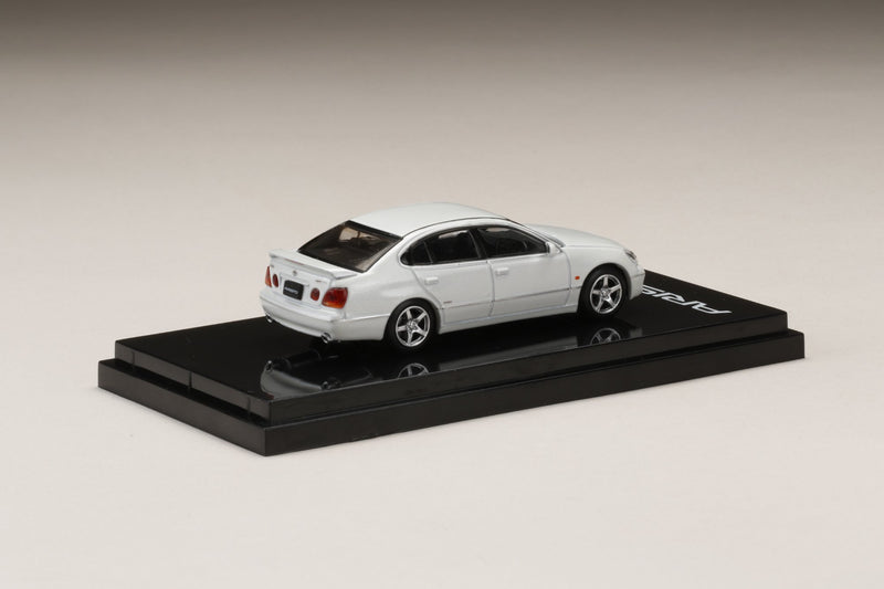 Hobby Japan 1:64 Toyota Aristo V300 Vertex Edition in White Pearl Crystal Shine