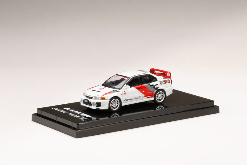 Hobby Japan 1:64 Mitsubishi Lancer GSR Evolution 5 (CP9A) 1998 Gr. A Promotion Model