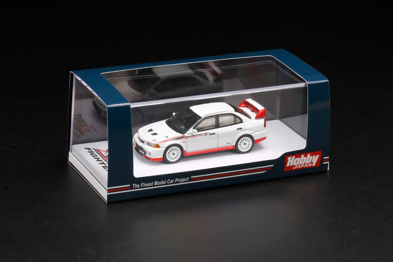 Hobby Japan 1:64 Mitsubishi Lancer GSR Evolution 6 Zero Fighter White (CP9A)