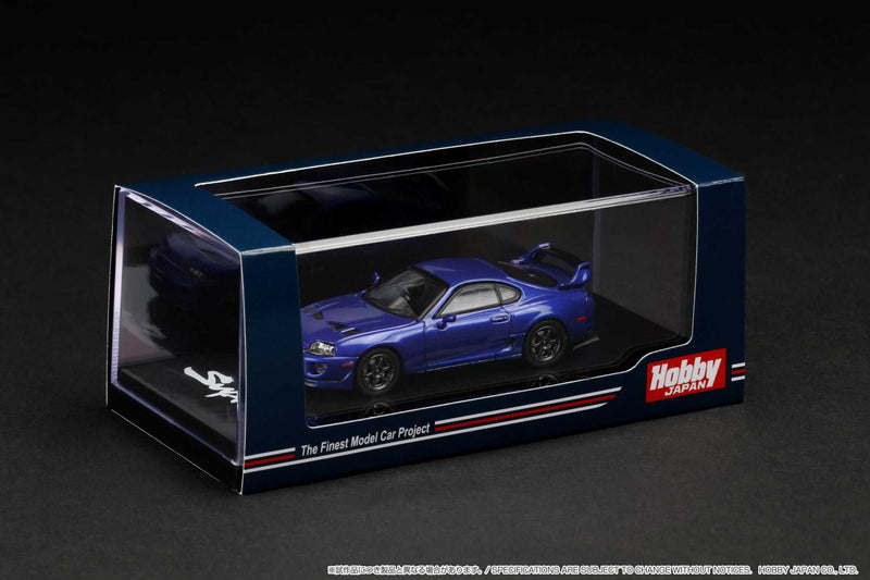 Hobby Japan 1:64 Toyota Supra (A80) JDM Performance Edition in Blue Mica Metallic