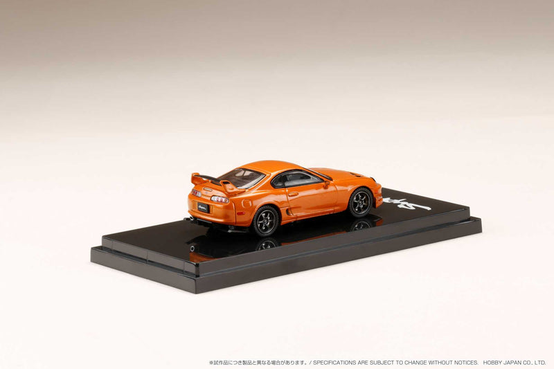 Hobby Japan 1:64 Toyota Supra (A80) JDM Performance Edition in Orange Metallic