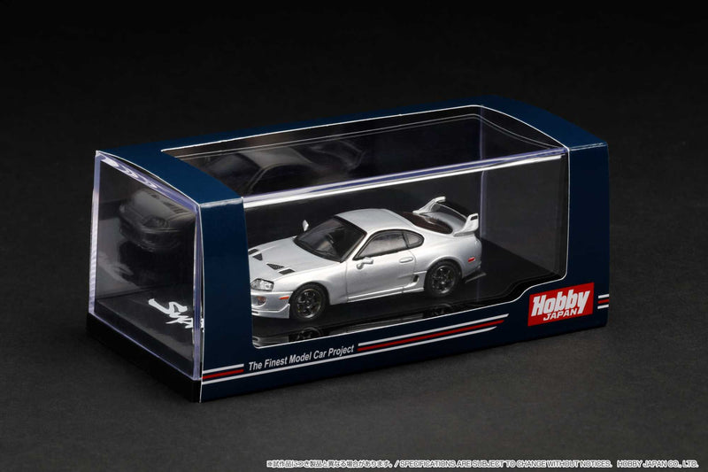 Hobby Japan 1:64 Toyota Supra (A80) JDM Performance Edition in Silver Metallic