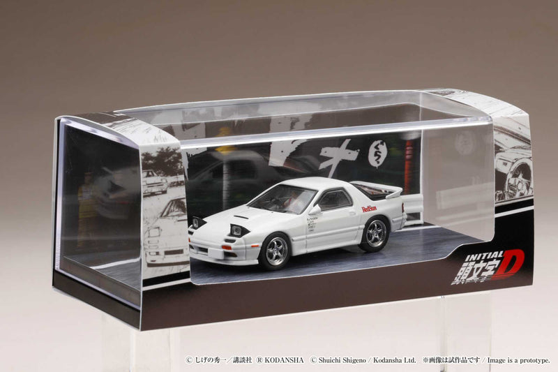 Hobby Japan 1/64 Mazda RX-7 (FC3S) RedSuns / Ryosuke Takahashi (Diorama Set)