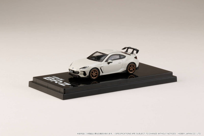 Hobby Japan 1:64 Subaru BRZ (ZD) STi Performance Edition in Crystal White Pearl