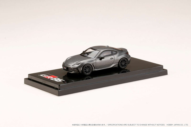 Hobby Japan 1:64 Toyota GR86 RZ Edition in Magnetite Gray Metallic