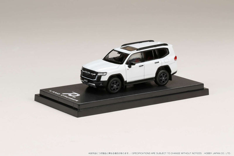 Hobby Japan 1:64 Toyota Land Cruiser (JA300W) GR Sport in Pearl White