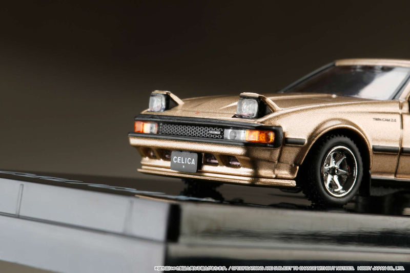 Hobby Japan 1:64 Toyota Celica XX (A60) 1983 2000GT TWINCAM24 Customized Version in Camel Beige Metallic