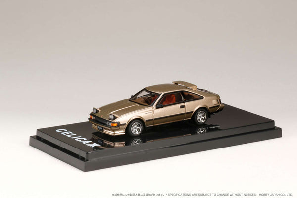 Hobby Japan 1:64 Toyota Celica XX (A60) 1983 2000GT TWINCAM24 Customized Version in Camel Beige Metallic