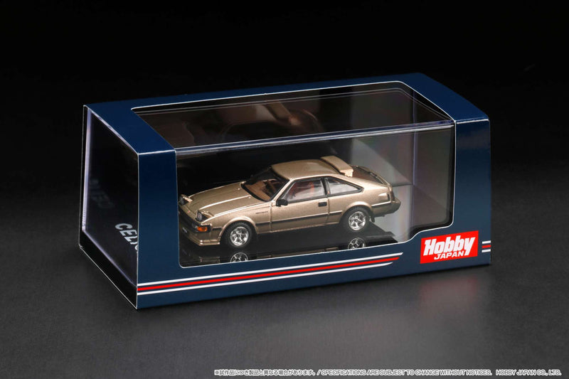 Hobby Japan 1:64 Toyota Celica XX (A60) 1983 2000GT TWINCAM24 Customized Version in Camel Beige Metallic