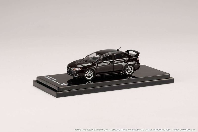 Hobby Japan 1:64 Mitsubishi Lancer Evolution X in Phantom Black Pearl