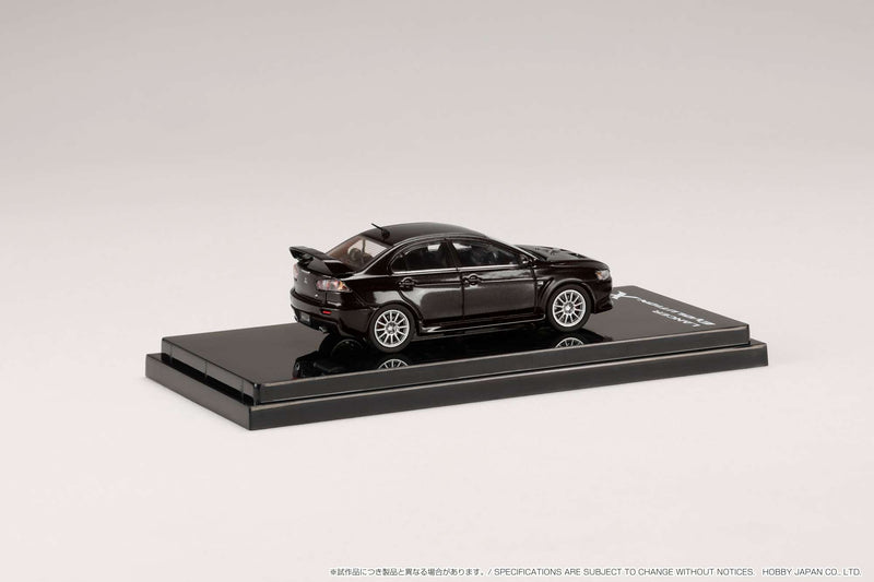 Hobby Japan 1:64 Mitsubishi Lancer Evolution X in Phantom Black Pearl