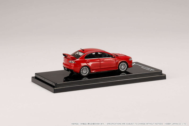 Hobby Japan 1:64 Mitsubishi Lancer Evolution X in Red Metallic