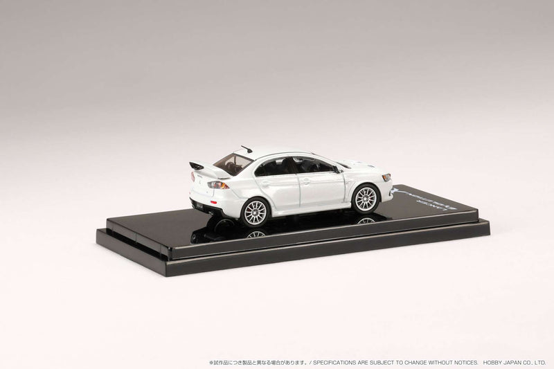 Hobby Japan 1:64 Mitsubishi Lancer Evolution X in White Pearl