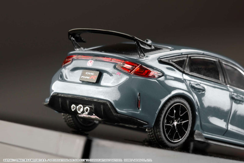 Hobby Japan 1:64 Honda Civic Type-R (FL5) with Engine Display Model in Sonic Gray Pearl