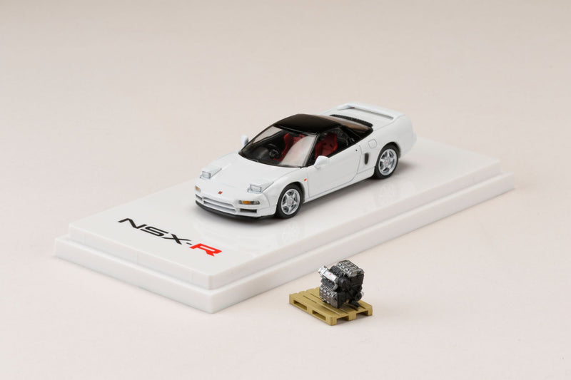 Hobby Japan 1:64 Honda NSX (NA1) Type-R 1992 in Championship White with Engine Display Model