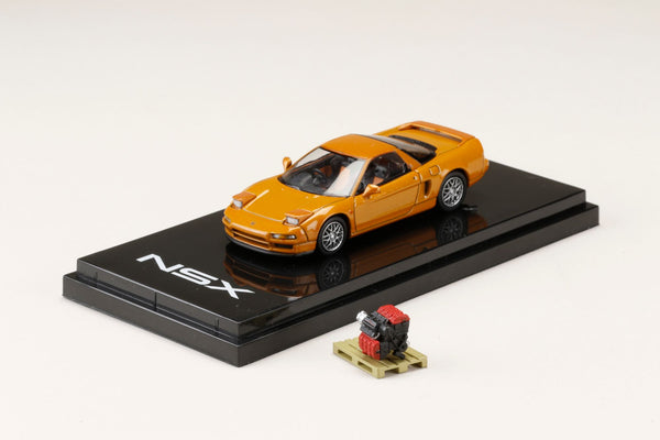 Hobby Japan 1:64 Honda NSX (NA2) 1997 Type S ZERO in Imola Orange with Engine Display Model