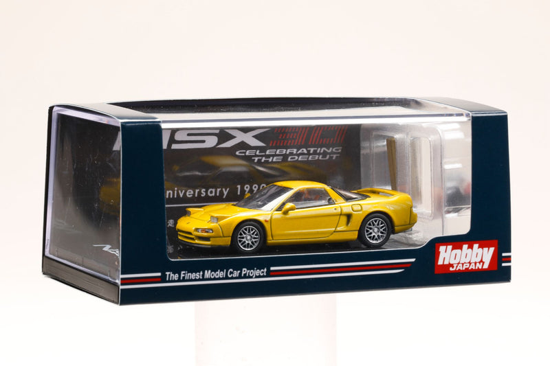 Hobby Japan 1:64 Honda NSX (NA2) 1997 Type S ZERO in Indy Yellow Pearl with Engine Display Model