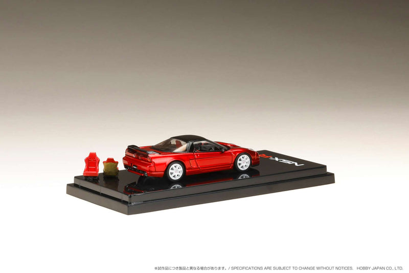 Hobby Japan 1:64 Honda NSX-R (NA2) with Genuine Seats Display Model in Pearl Red