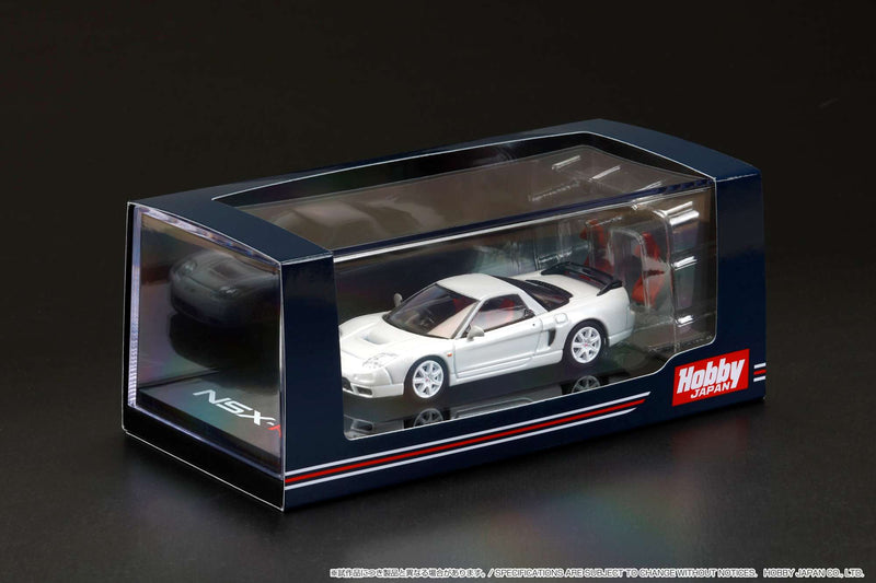 Hobby Japan 1:64 Honda NSX-R (NA2) with Genuine Seats Display Model in Pearl White