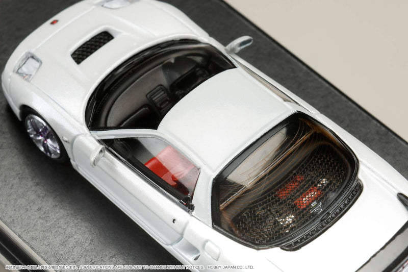 Hobby Japan 1:64 Honda NSX-R (NA2) DK Tsuchiya Spec in Pearl White