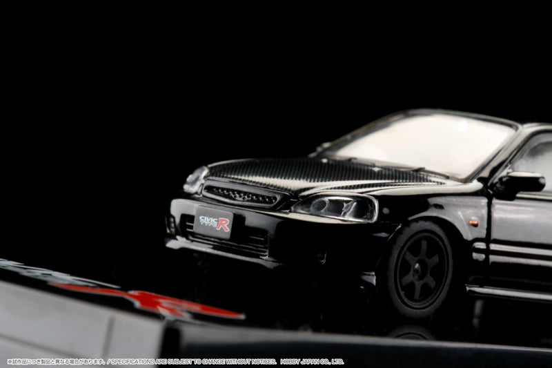 Hobby Japan 1:64 Honda Civic Type-R (EK9) Customized Version with Engine Display in Starlight Black Pearl