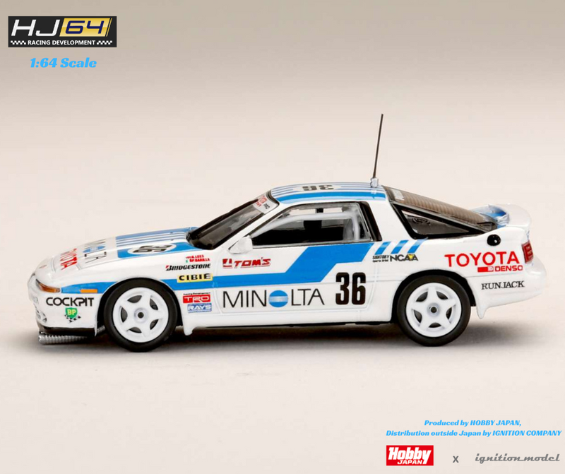 Hobby Japan 1:64 Toyota Supra (MA70) 1988 MINOLTA