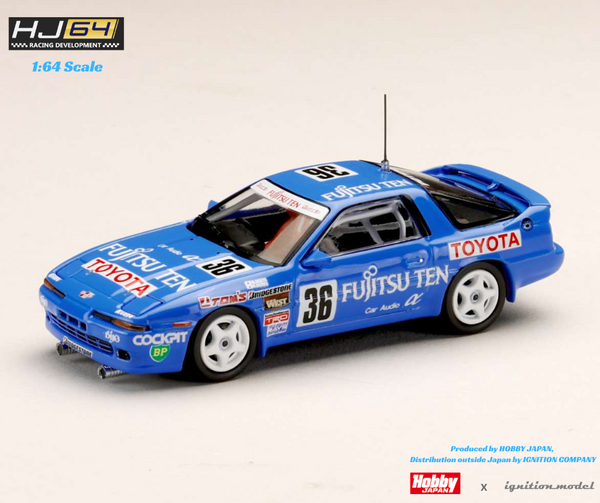 Hobby Japan 1:64 Toyota Supra (MA70) 1990 FUJITSUTEN TOM'S #36 Specification