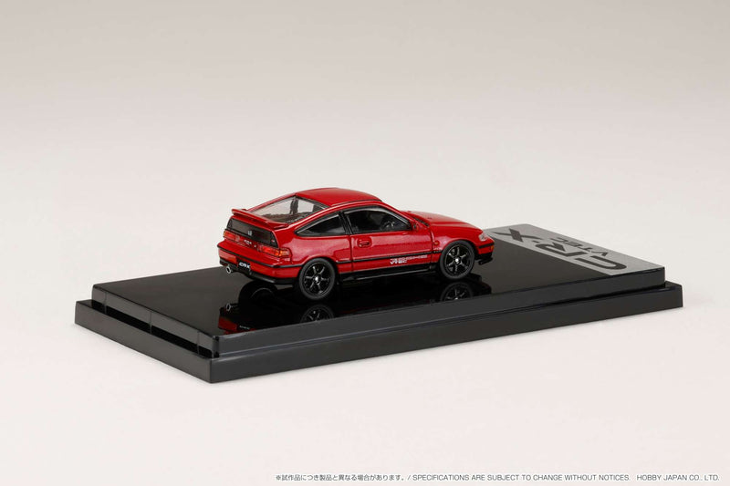 Hobby Japan 1:64 Honda CR-X SiR (EF8) J.D.M. Customized Style in Red Pearl