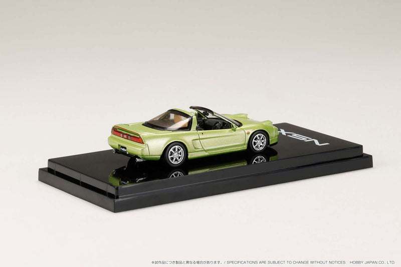 Hobby Japan 1:64 Honda NSX Type T with Detachable Roof in Lime Green Metallic