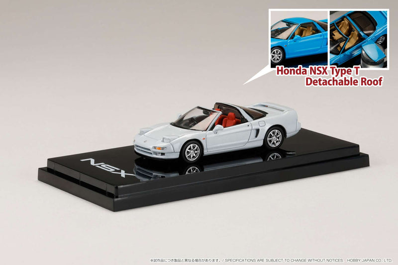 Hobby Japan 1:64 Honda NSX Type T with Detachable Roof in Platinum White Pearl