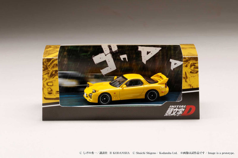 Hobby Japan 1/64 Mazda RX-7 (FD3S) Project D Keisuke Takahashi (Diorama Set)