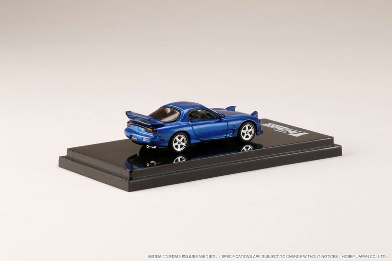 Hobby Japan 1:64 Mazda RX-7 Efini (FD3S) A-Spec Customized Ver. in Innocent Blue Mica