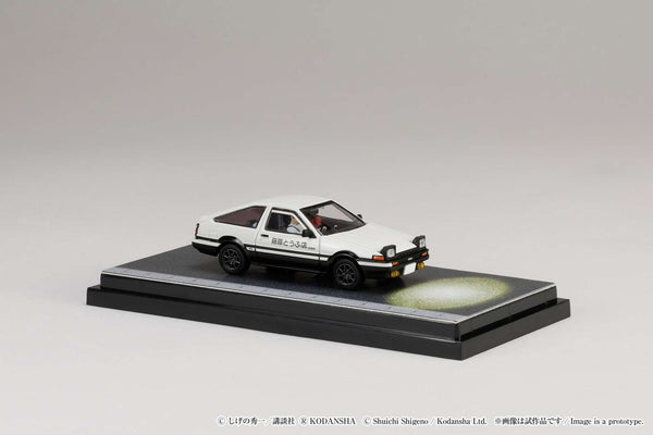 Hobby Japan 1:64 Toyota SPRINTER TRUENO GT APEX AE86 / INITIAL D VS Takeshi Nakazato With Takumi Fujiwara Figure