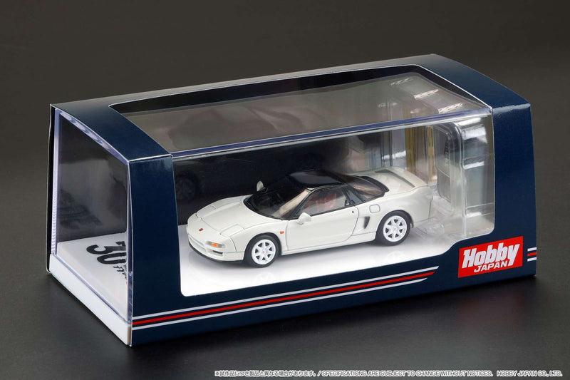 Hobby Japan 1:64 Honda NSX (NA1) Type R 1994 with Engine Display Model / Type R 30th Anniversary in Championship White