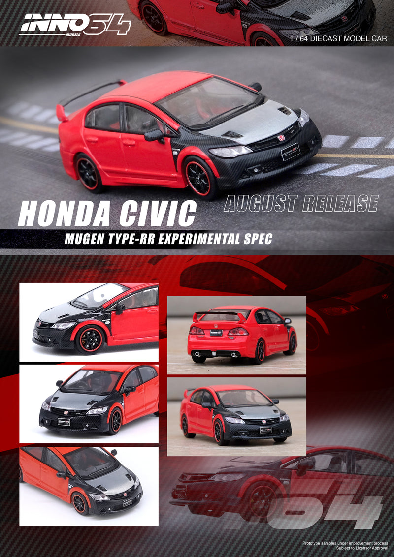 INNO64 1:64 Honda Civic Type-RR FD2 Mugen RR Experimental Spec 2008