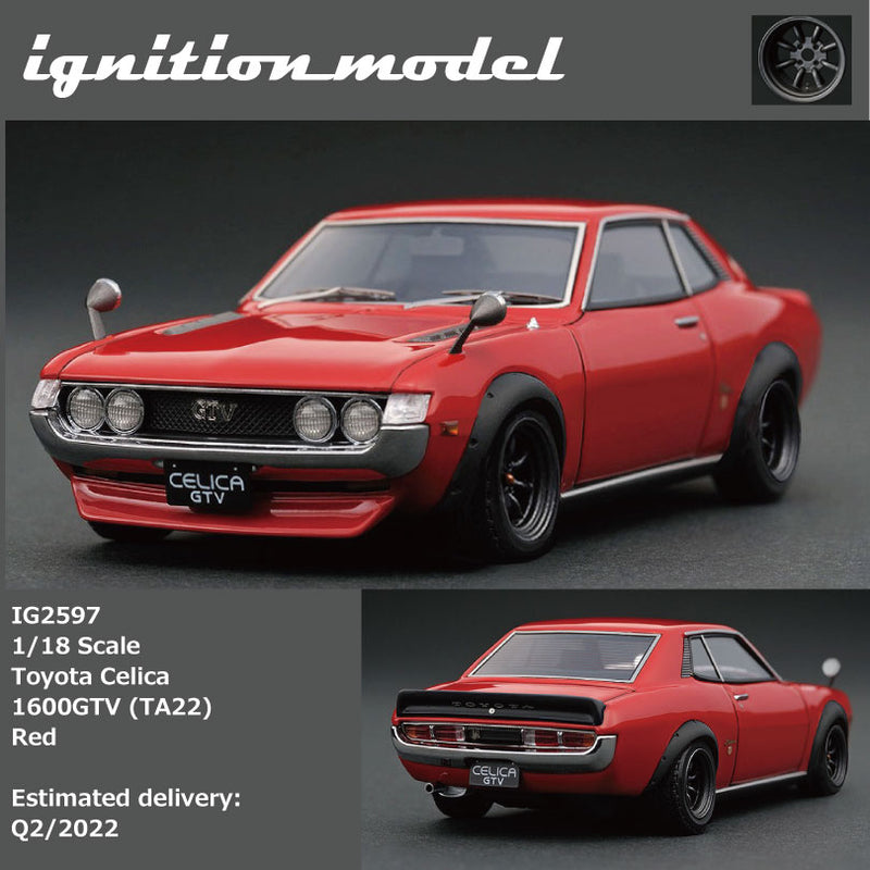 Ignition Model 1:18 Toyota Celica 1600GTV (TA22) in Red