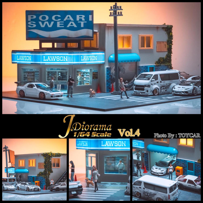 Magic City 1:64 Lawson Japan Store Diorama