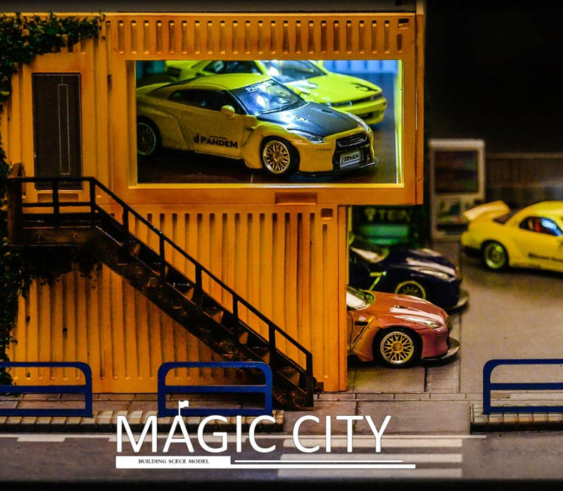 Magic City 1:64 Rocket Bunny Exhibition Hall Diorama