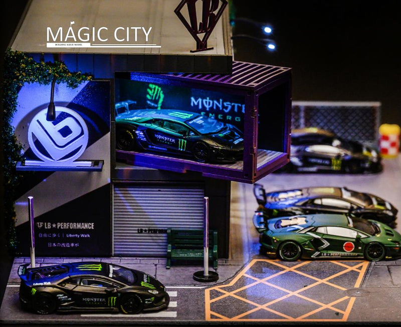 Magic City 1:64 Liberty Walk Exhibition Diorama