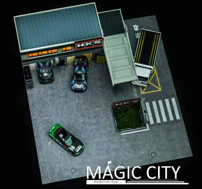 Magic City 1:64 Sapparo HKS Factory (B)