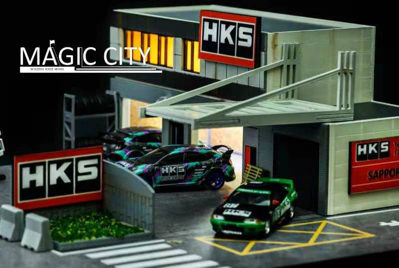 Magic City 1:64 Sapparo HKS Factory (B)