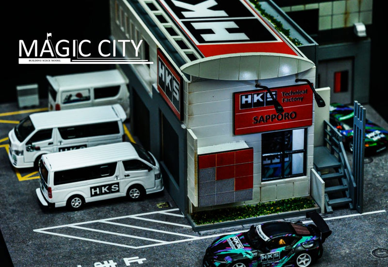 Magic City 1:64 Sapparo HKS Factory (A)